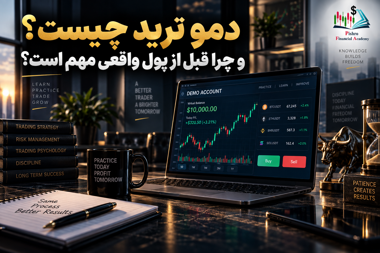 دمو ترید چیست و چرا قبل از پول واقعی مهم است؟
