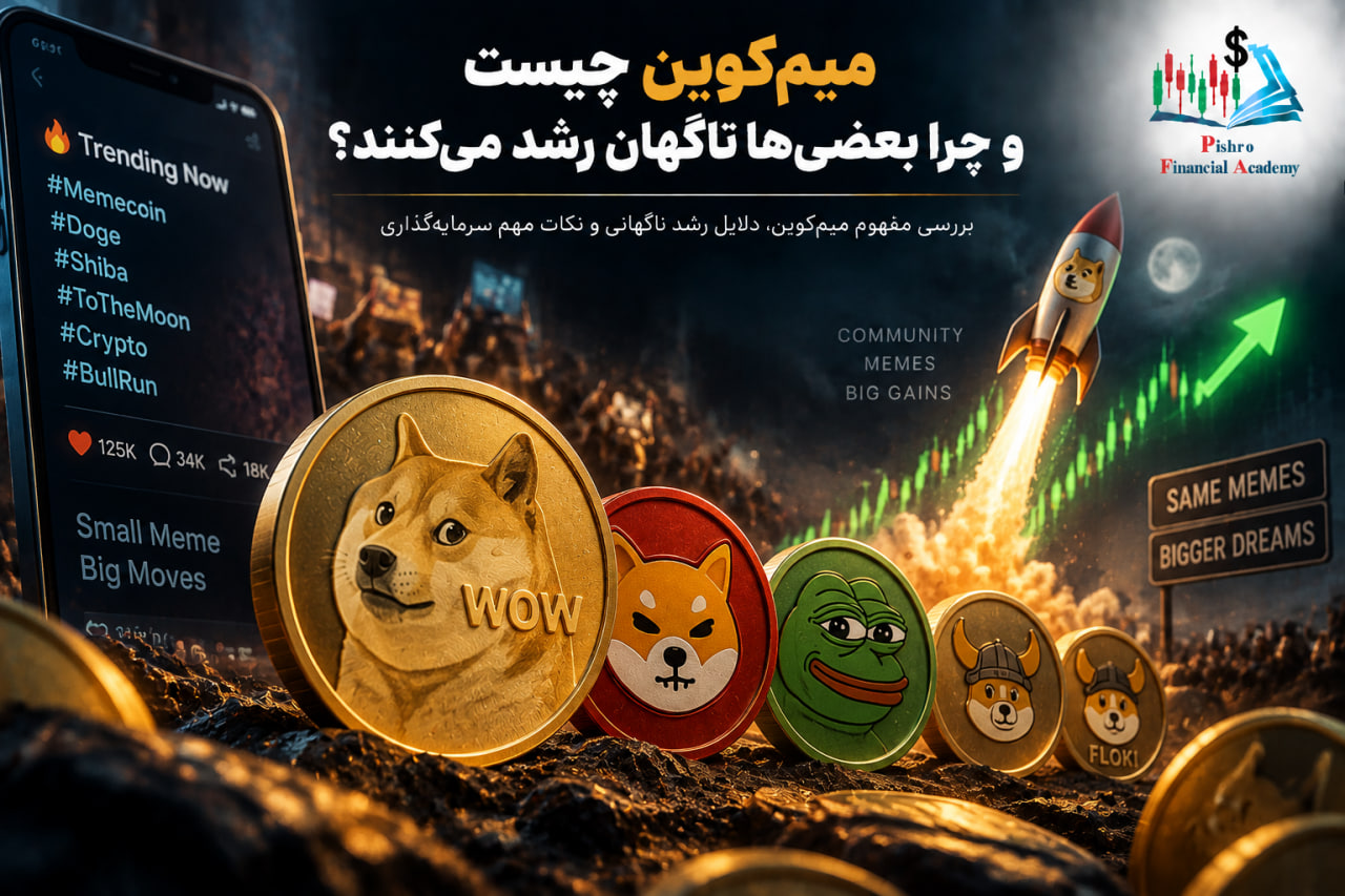 میم‌کوین چیست و چرا بعضی‌ها ناگهان رشد می‌کنند؟