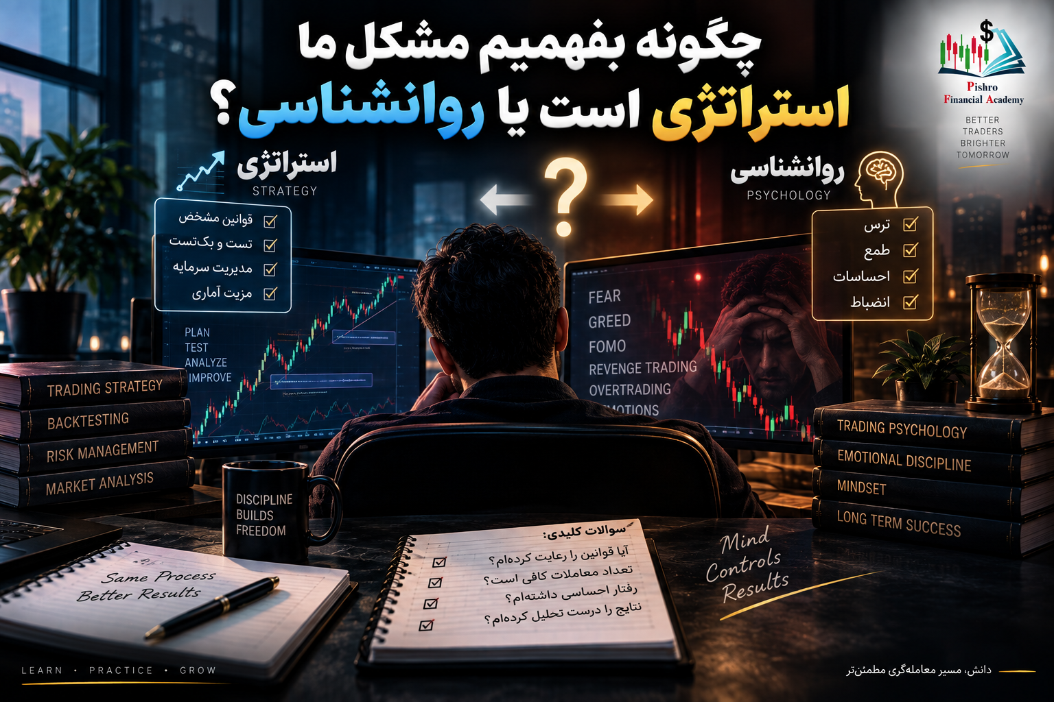 چگونه بفهمیم مشکل ما استراتژی است یا روانشناسی؟