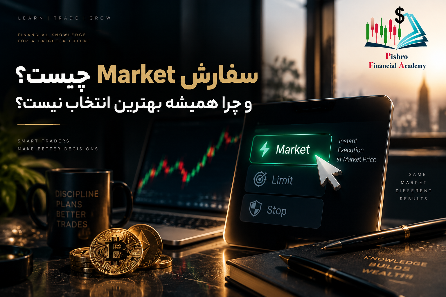 سفارش Market چیست و چرا همیشه بهترین انتخاب نیست؟