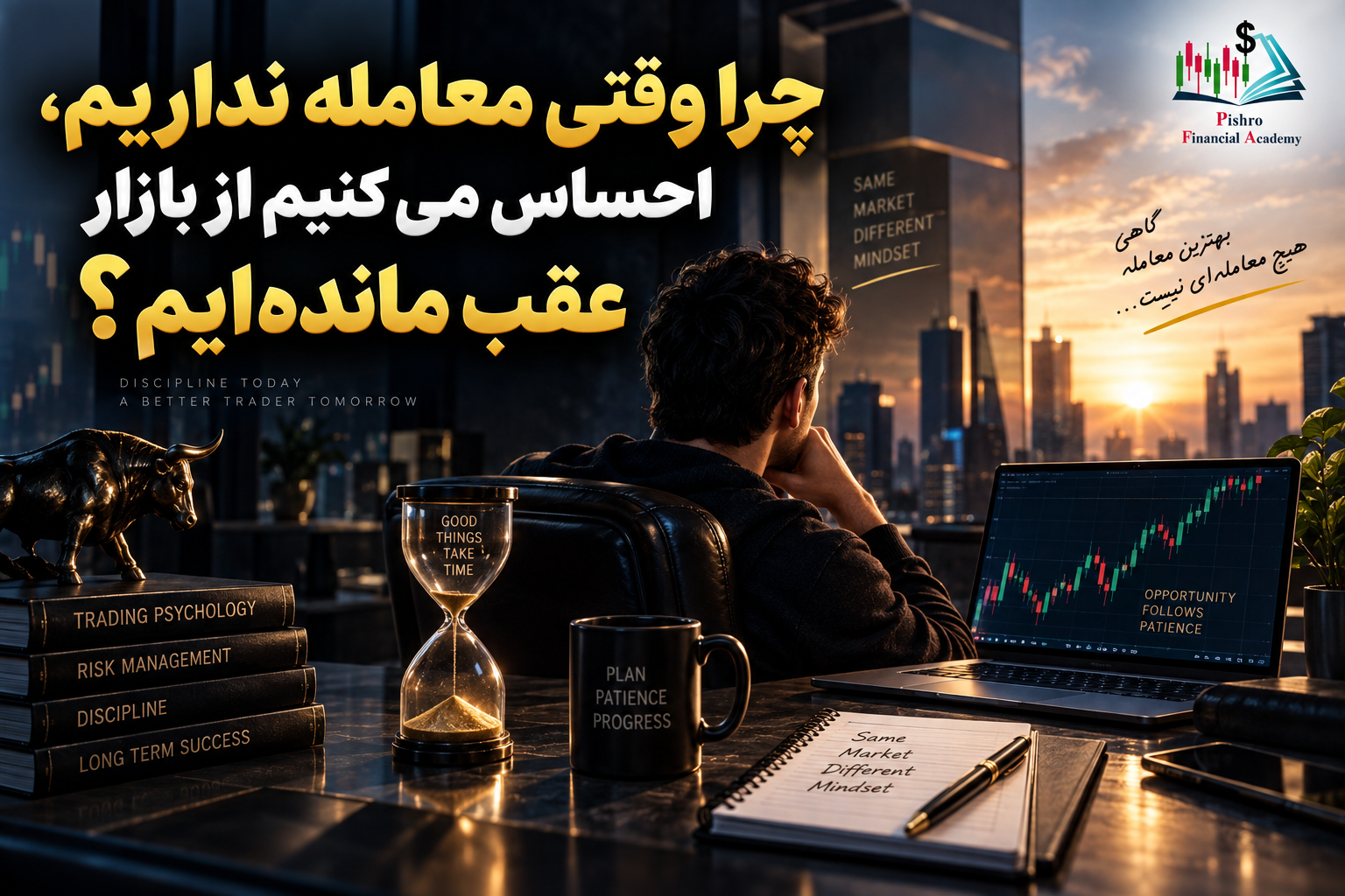 چرا وقتی معامله نداریم، احساس می‌کنیم از بازار عقب مانده‌ایم؟
