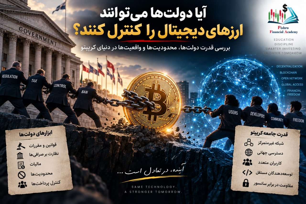آیا دولتها میتوانند ارزهای دیجیتال را کنترل کنند؟