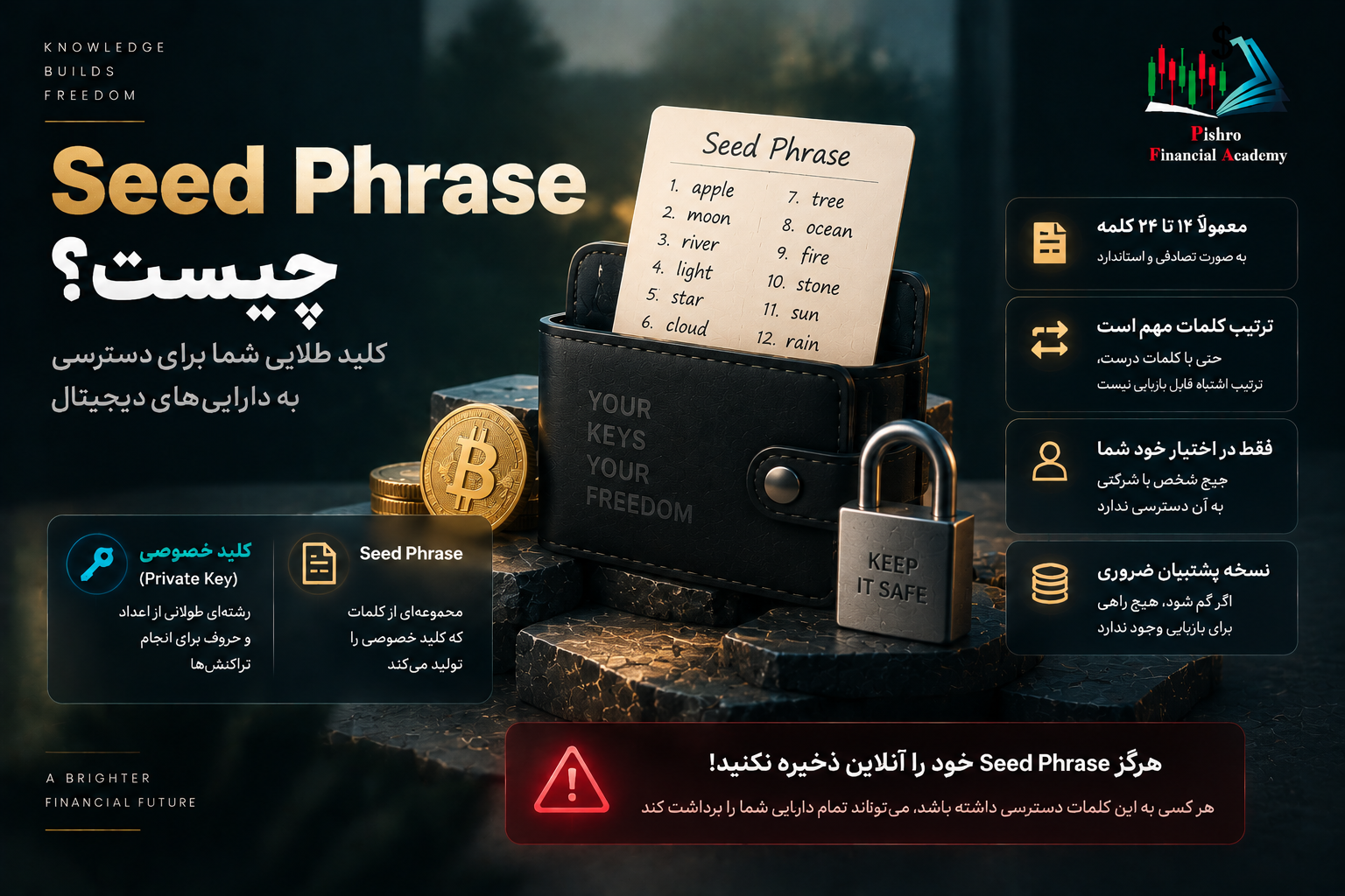 Seed Phrase چیست؟